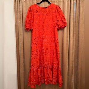Ann Taylor Embroidered Maxi Dress